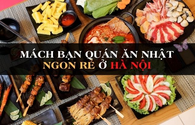 quán ăn Nhật ngon rẻ ở Hà Nội