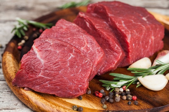 Thịt bò phòng chống tình trạng thiếu máu