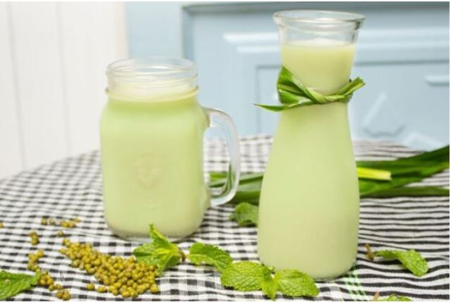 Trong sữa đậu xanh có hàm lượng chất xơ cao và hàm lượng này giúp cho việc tiêu hóa của cơ thể người dùng tốt hơn