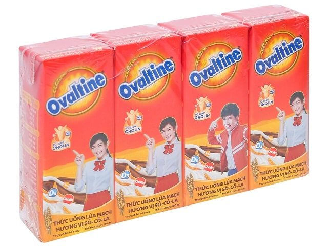 Sữa ovaltine được nhiều trẻ em ưa thích